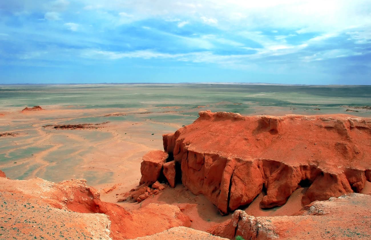 Le scogliere di Bayanzag